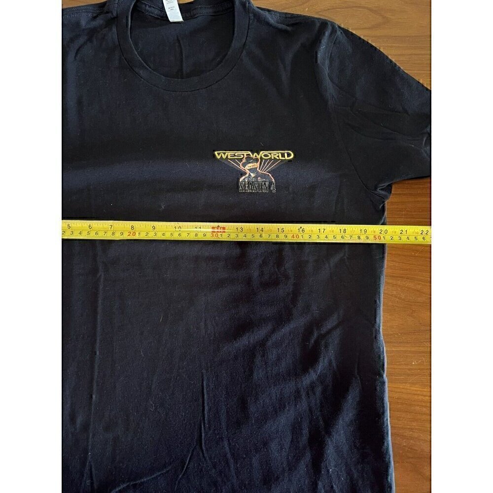 WestWorld Cast Crew T-shirt RARE Set Dec Mashas Game Black Size L - Picture 5 of 7